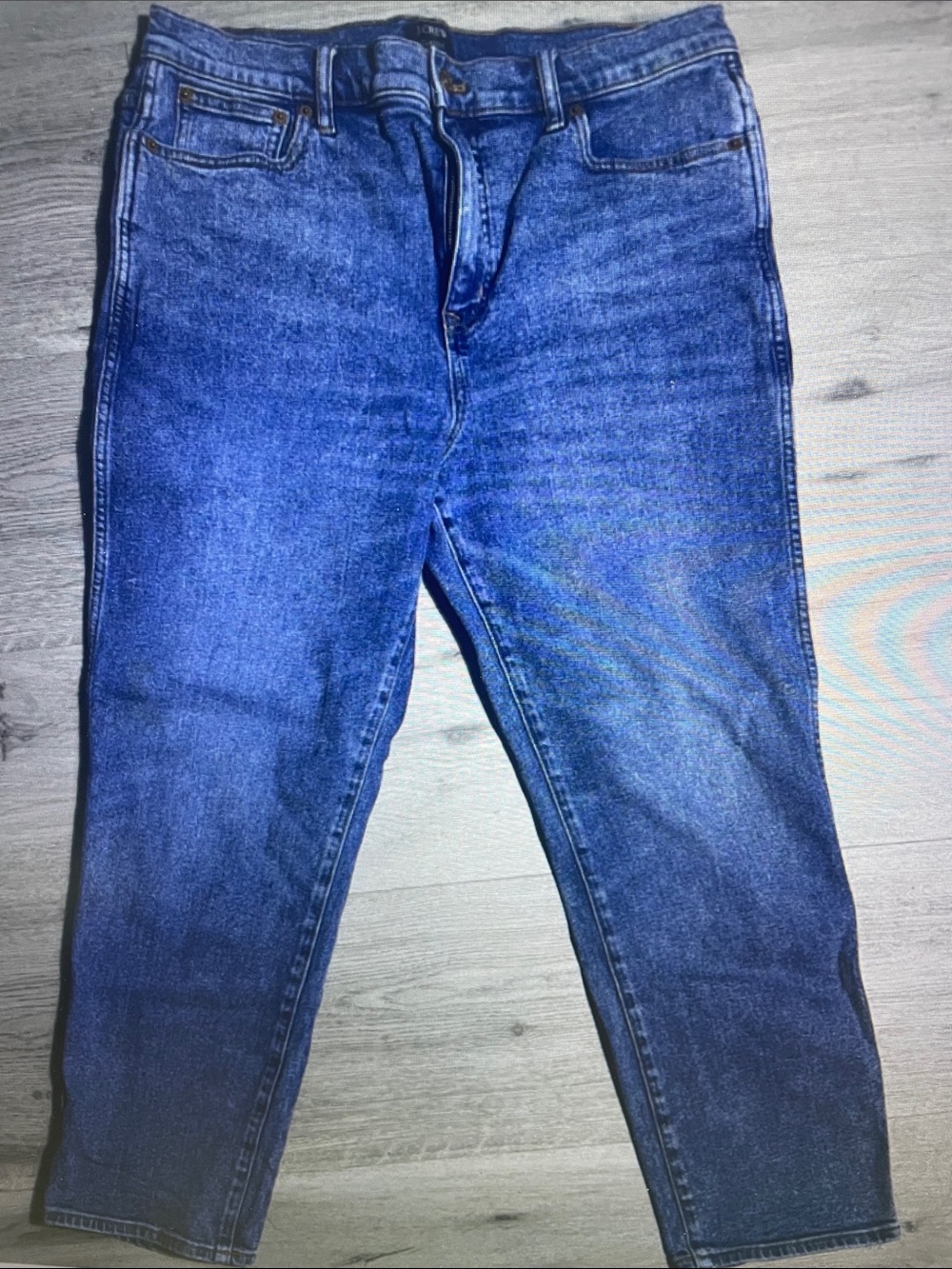 Classic Men's Blue Denim Jeans